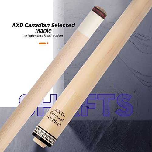 KONLLEN Pool Cue Stick Pro Taper Canadian Maple Billiard Pool Sticks for Adults with Low Deflection Shaft (10.5mm/11.5mm/12.5mm Tip) Professional Billiard Cue Set with Extension and Cue Case