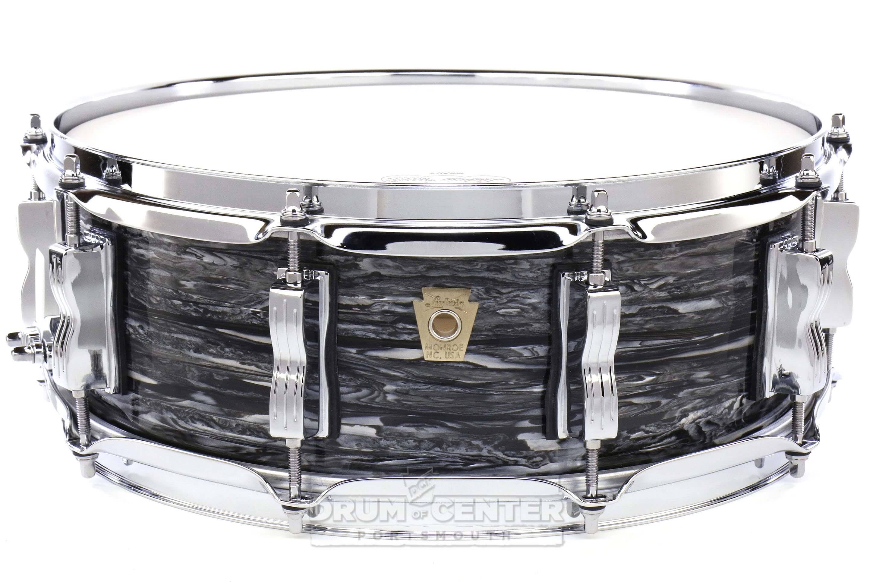 Ludwig Classic Maple Snare Drum - 5 x 14 inch - Vintage Black Oyster