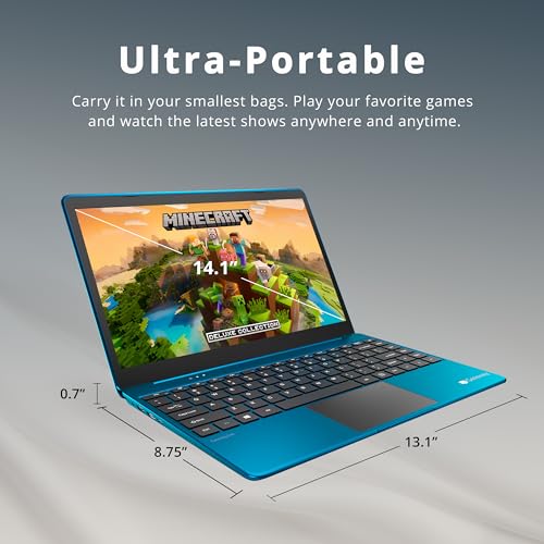 Gateway Ultra Slim Laptop, 14.1" IPS FHD Display, Intel Core i5-1135G7, 16GB RAM, 1TB SSD, Intel Iris Xe Graphics, 1.0 MP Camera, Fingerprint Scanner, Bluetooth, Blue, Win 10, 32GB Hotface USB Card