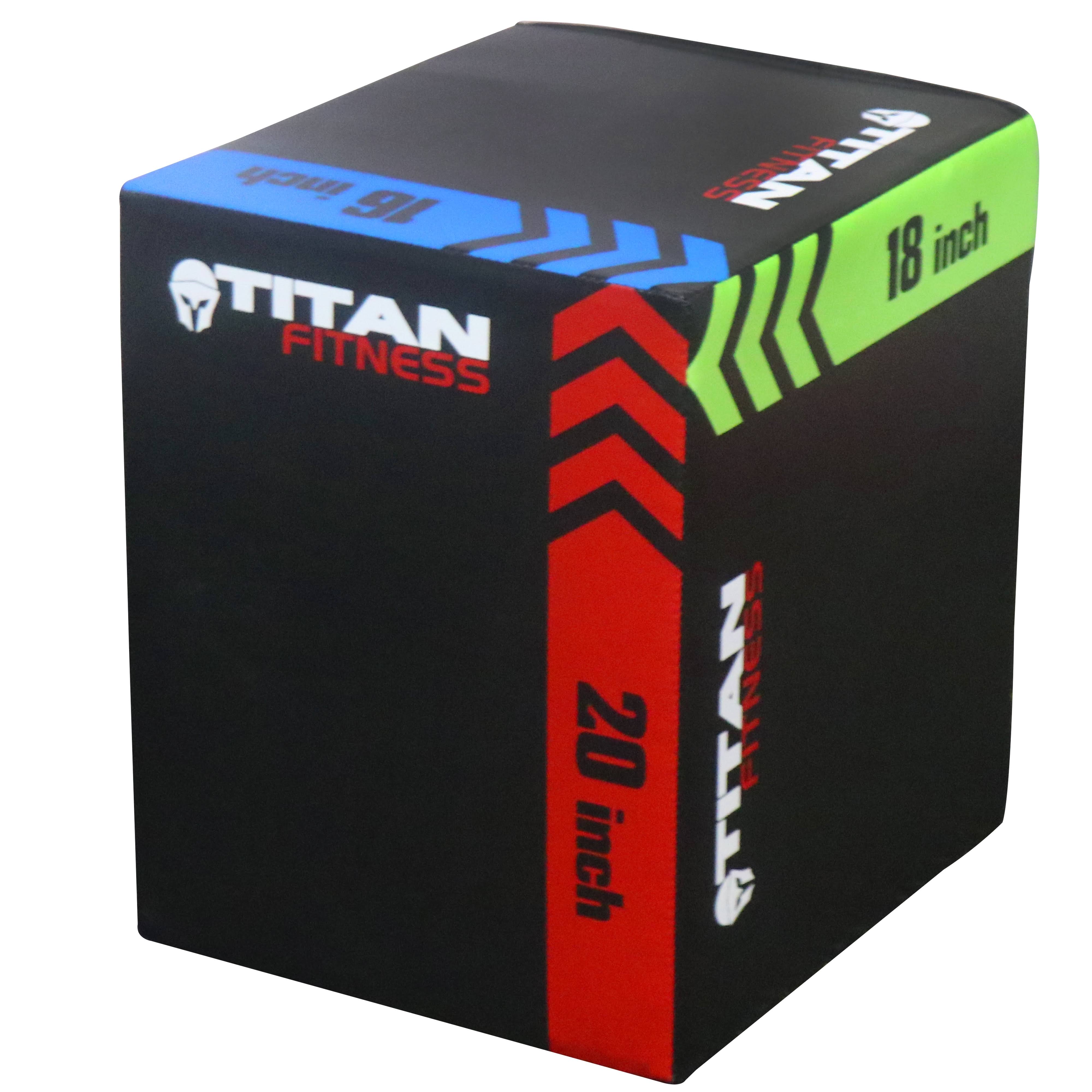 Titan 3-in-1 Heavy Foam Plyometric Box 16 inch 18 inch 20 inch