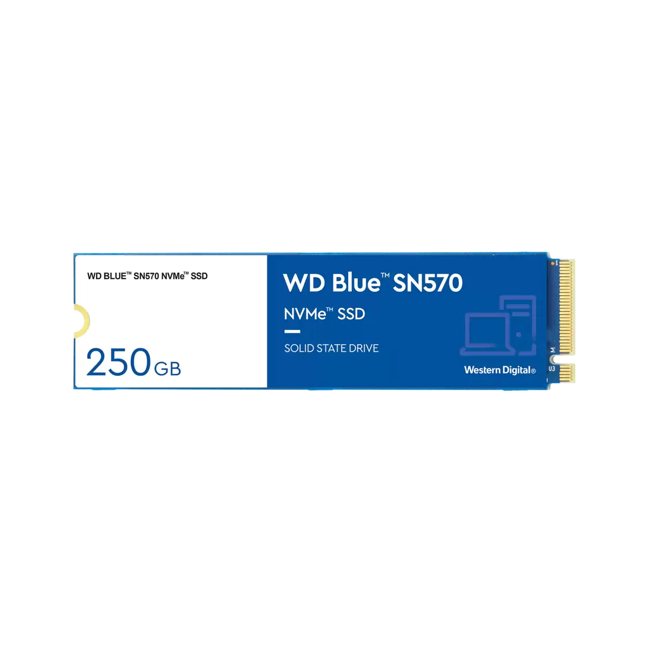WD Blue 500GB SN570 NVMe SSD - WDBB9E5000ANC-WRSN