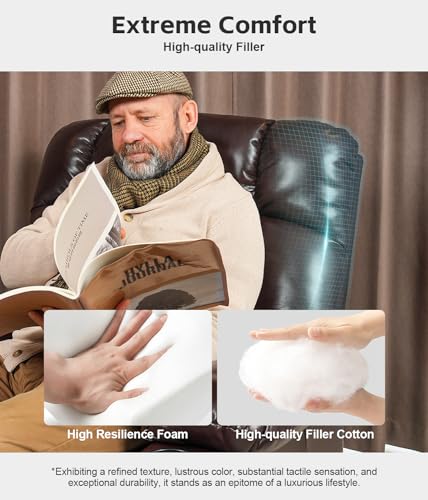 Dual Motor Massage and Heat Power Lift Recliner Chair for Elderly with Cupholder, Wireless Charging, and USB Ports | Infinite Position Reclining Chair (Fabric, Grey)