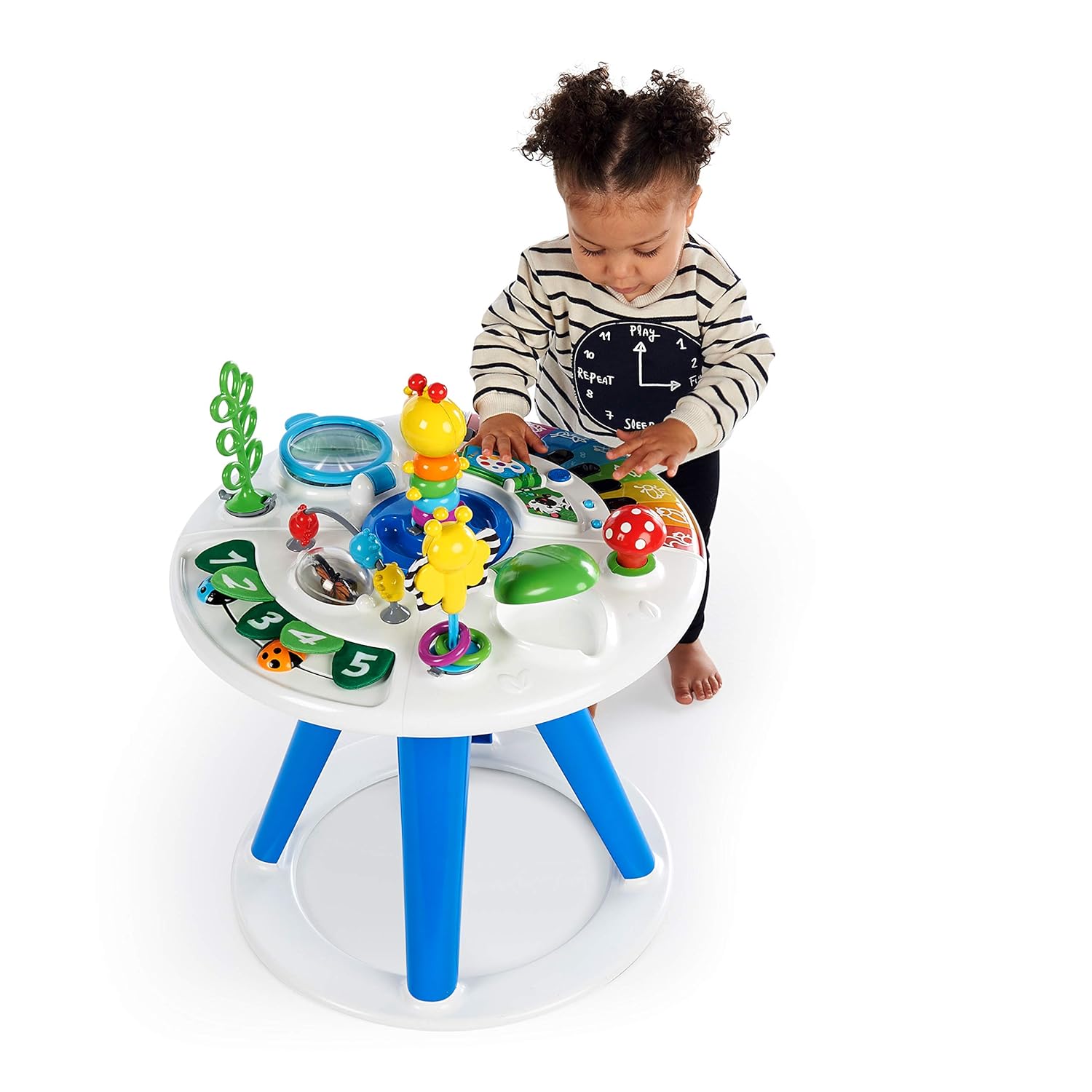Baby Einstein Around We Grow 4-in-1 Walk Around Discovery Activity Center Table, Ages 6 Months+