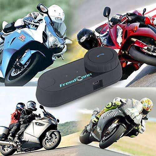 FreedConn Motorcycle Communication System, T-COMVB Helmet Bluetooth Headset Inte