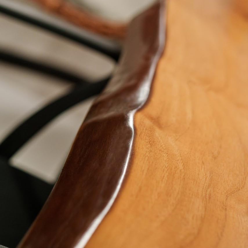 Live Edge Walnut Wooden Table, Kitchen Dining Table, Live Edge Desk, Wooden Desk, Writing Desk, Rustic Wood Table, Wood Counter, Decoration (30" x 60" (77 cm x 153 cm))