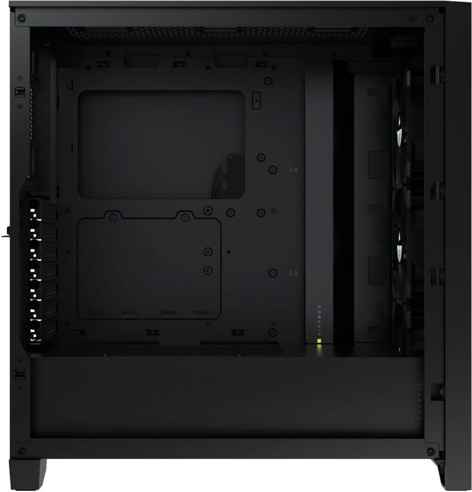 Corsair iCUE 4000X RGB Tempered Glass Mid-Tower ATX Case - Black