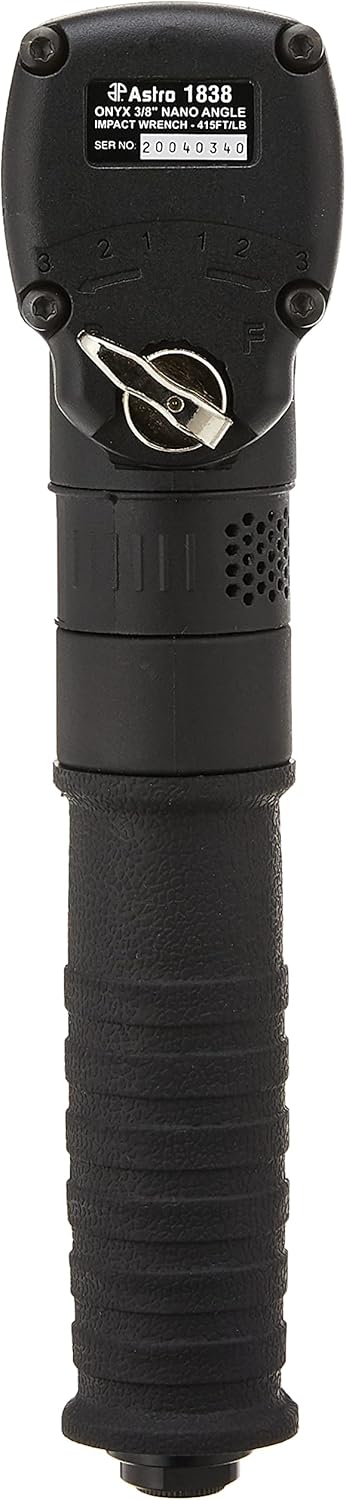 Astro Pneumatic Tool 1838 ONYX 3/8" Nano Angle Impact Wrench - 415ft/lb