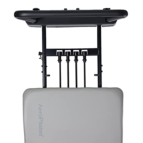 AeroPilates Premier Reformer - Pilates Reformer Workout Machine for Home Gym - Cardio Fitness Rebounder - Up to 300 lbs Weight Capacity