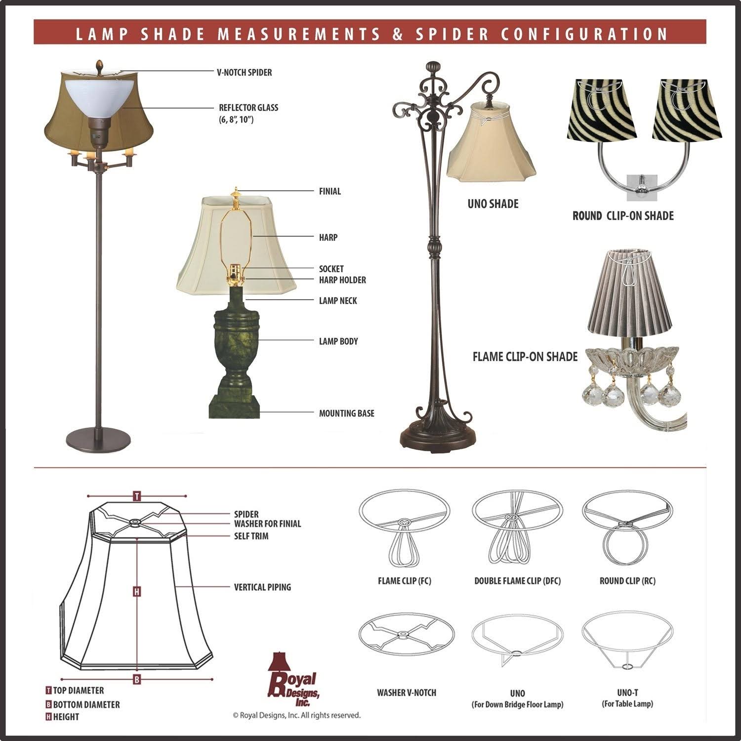 Royal Designs 20x22 Deep Empire Lamp Shade Beige