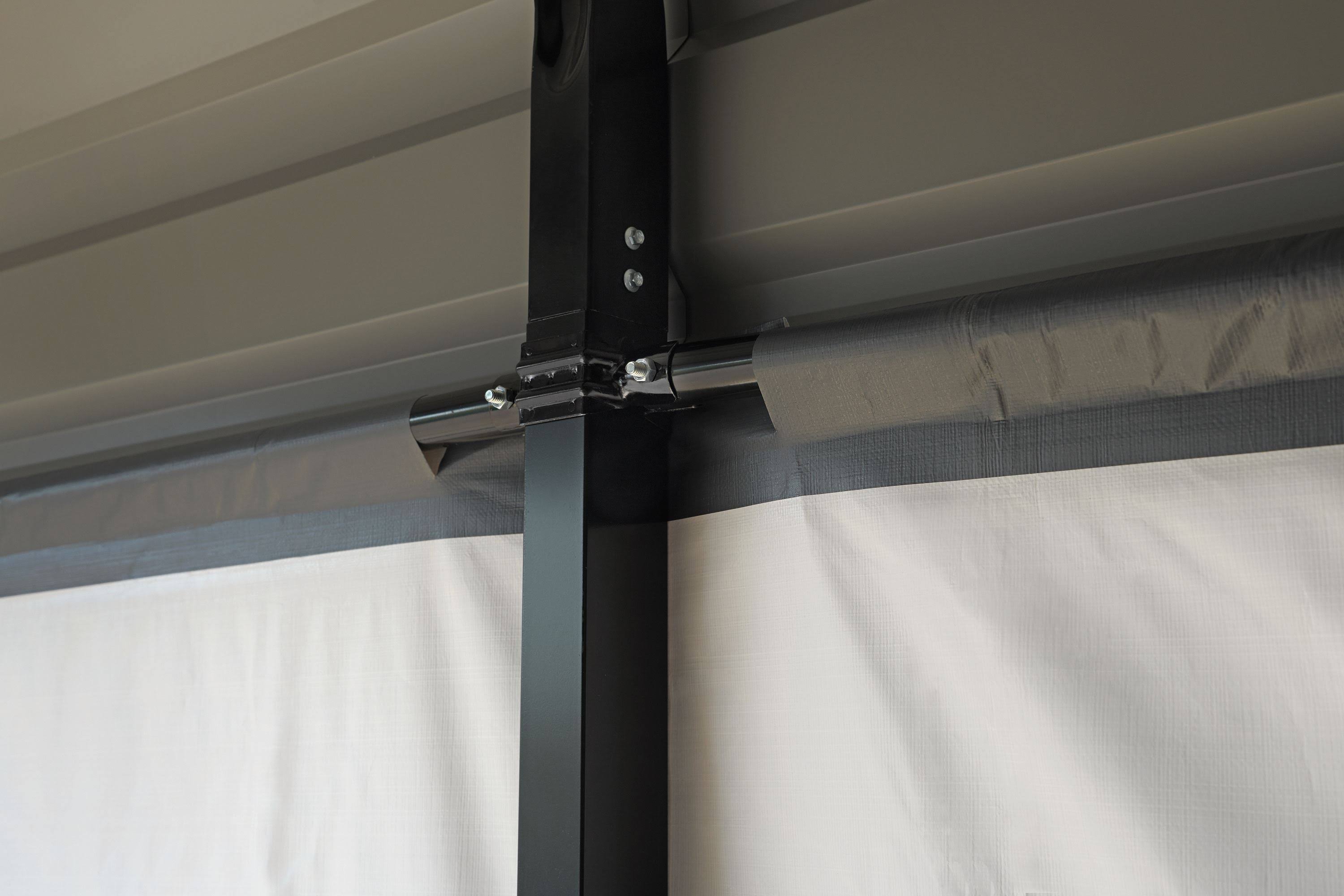 Arrow Carport 20 ft. x 20 ft. Enclosure Kit, Gray