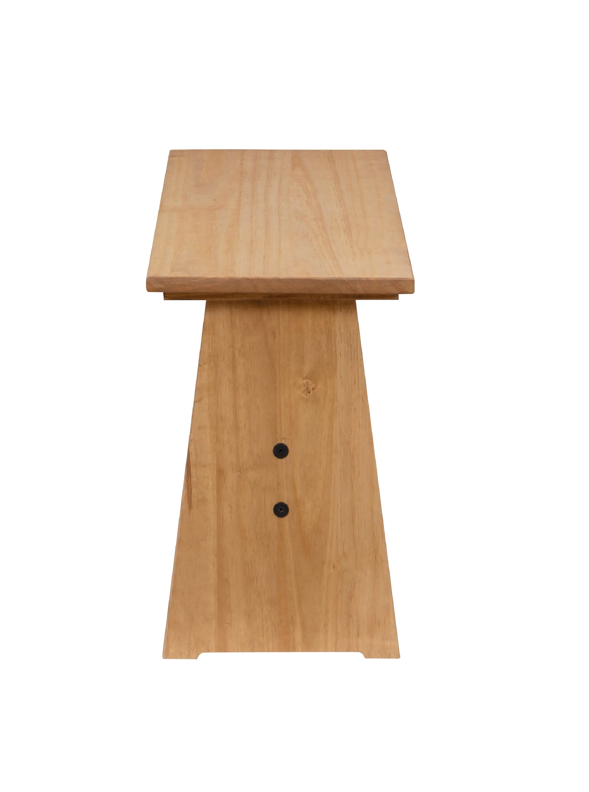 Linon Wickford Corner Dining Breakfast Nook Set with Storage, Table, and Bench, Seats 5-6, Natural Finish