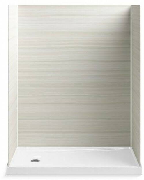 Kohler Rely 60 in. x 32 in. Single-Threshold Shower Base with Left-Hand Drain in White R8459-0