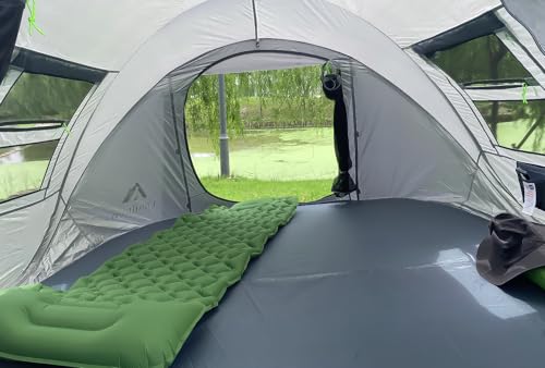 4 Person Easy Pop Up Tent Waterproof Automatic Setup 2 Doors-Instant Family Tents for Camping Hiking & Traveling