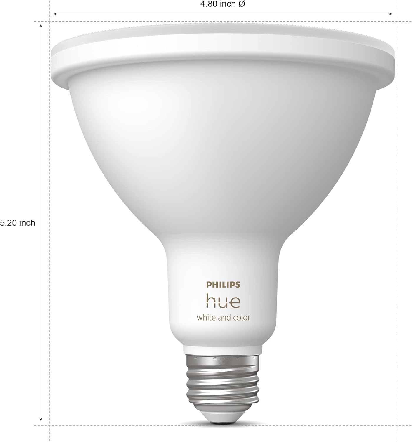 Philips Hue Smart 100W PAR38 LED Bulb & Bridge - Unlock The Full Potential of Hue - Multi-Room and Out-of-Home Control - Create Automations and Zones