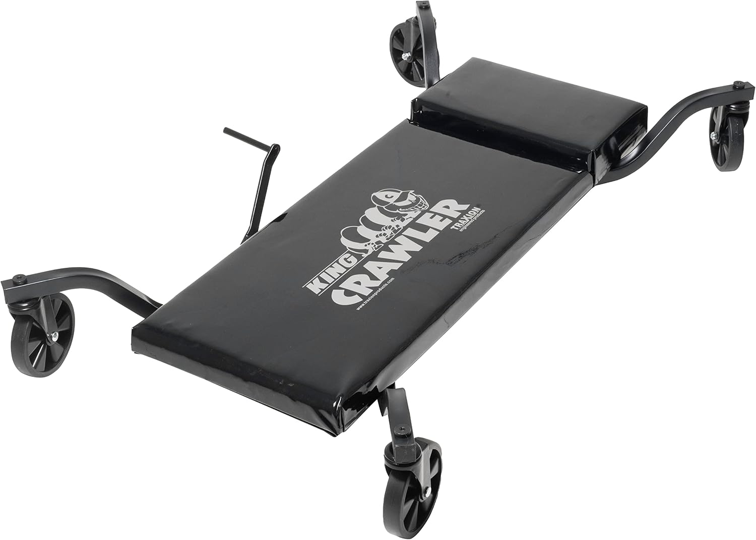Traxion 1-200 King Crawler Rolling Automotive Mechanic Creeper W/All-Terrain 5" Casters