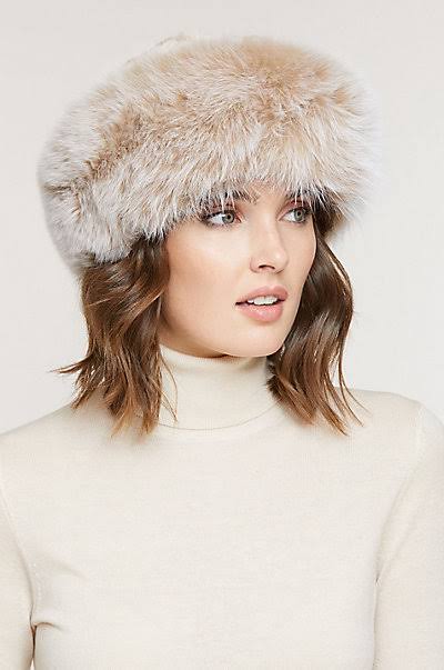 Sheared Mink Fur Cossack Hat with Fox Fur Trim | Overland