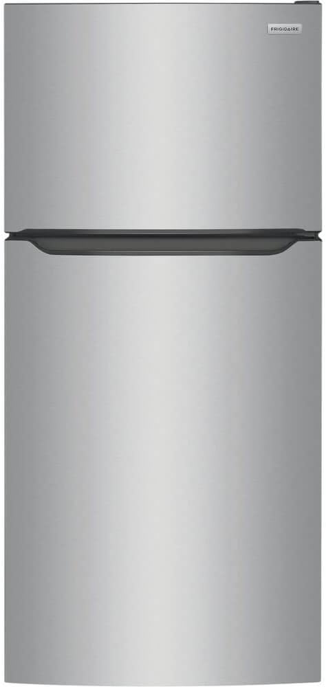 Frigidaire FFHT1835VS 30 Inch Freestanding Top Freezer Refrigerator with 18.3 cu. ft. Total Capacity, 2 Glass Shelves, 4.9 cu. ft. Freezer Capacity, Right Hinge with Reversible Doors, Crisper Drawer,
