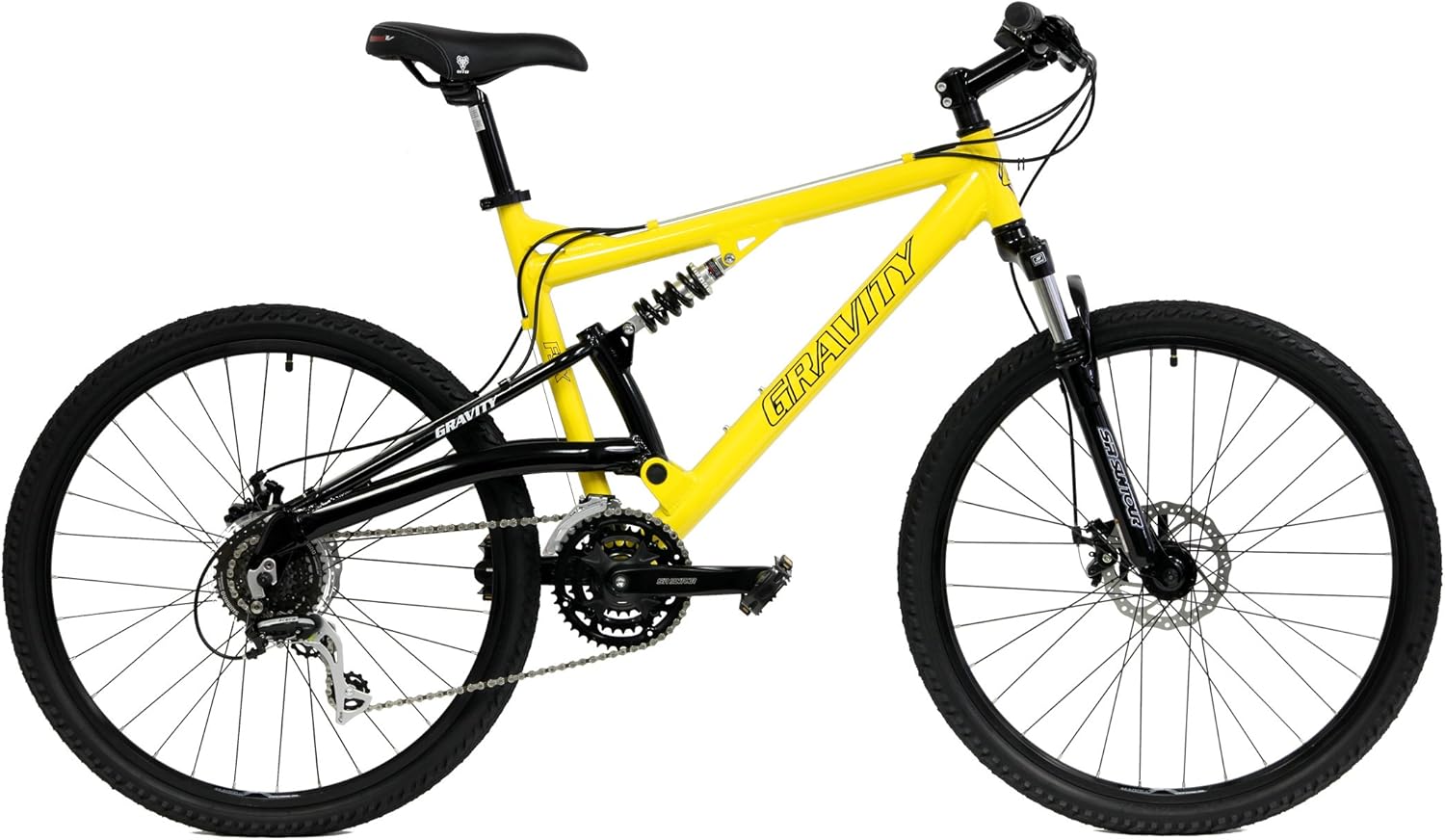 2021 Gravity FSX 1.0 Dual Full Suspension Mountain Bike with Disc Brakes Aluminum Frame