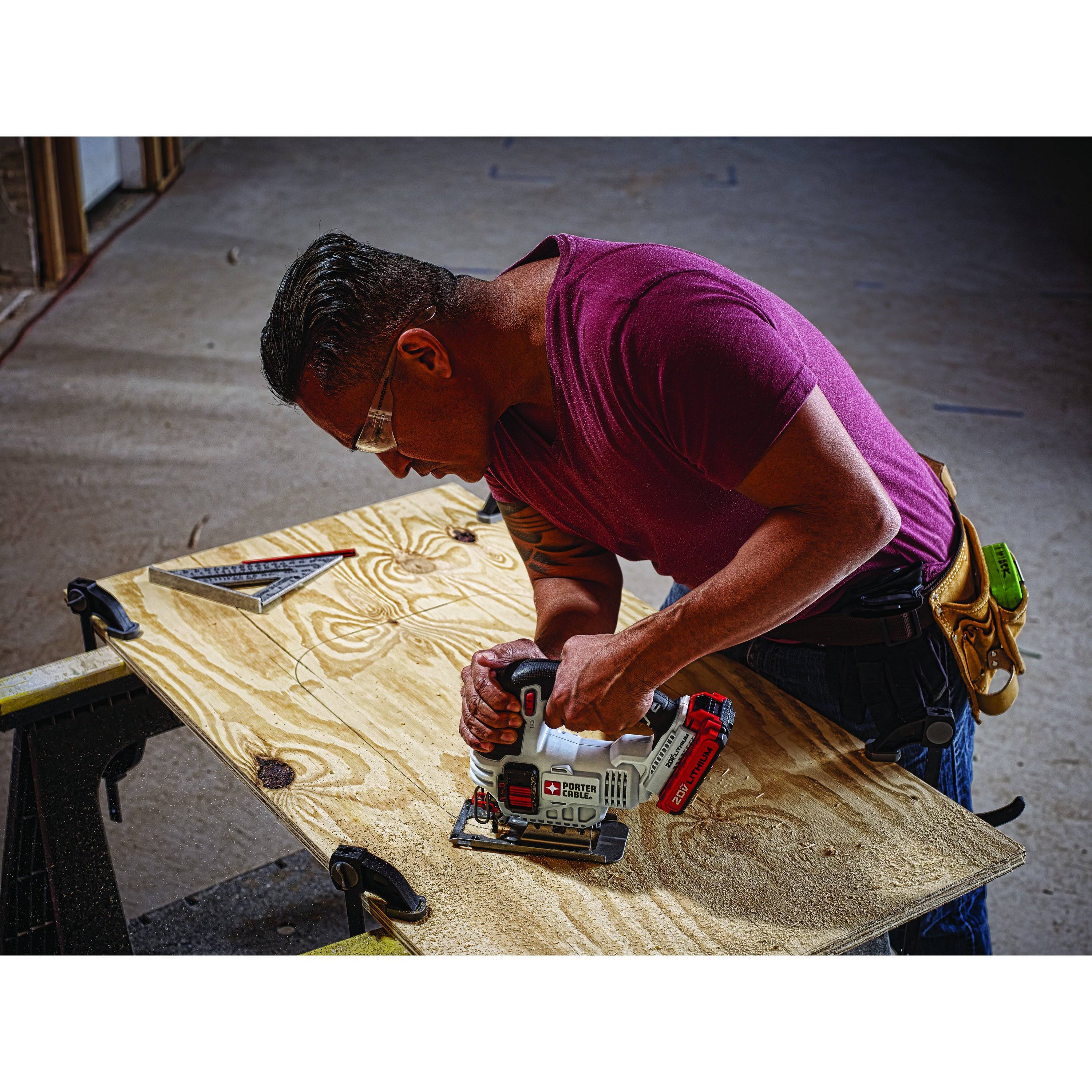 Porter Cable PCC650B 20-Volt Max Lithium Bare Jigsaw