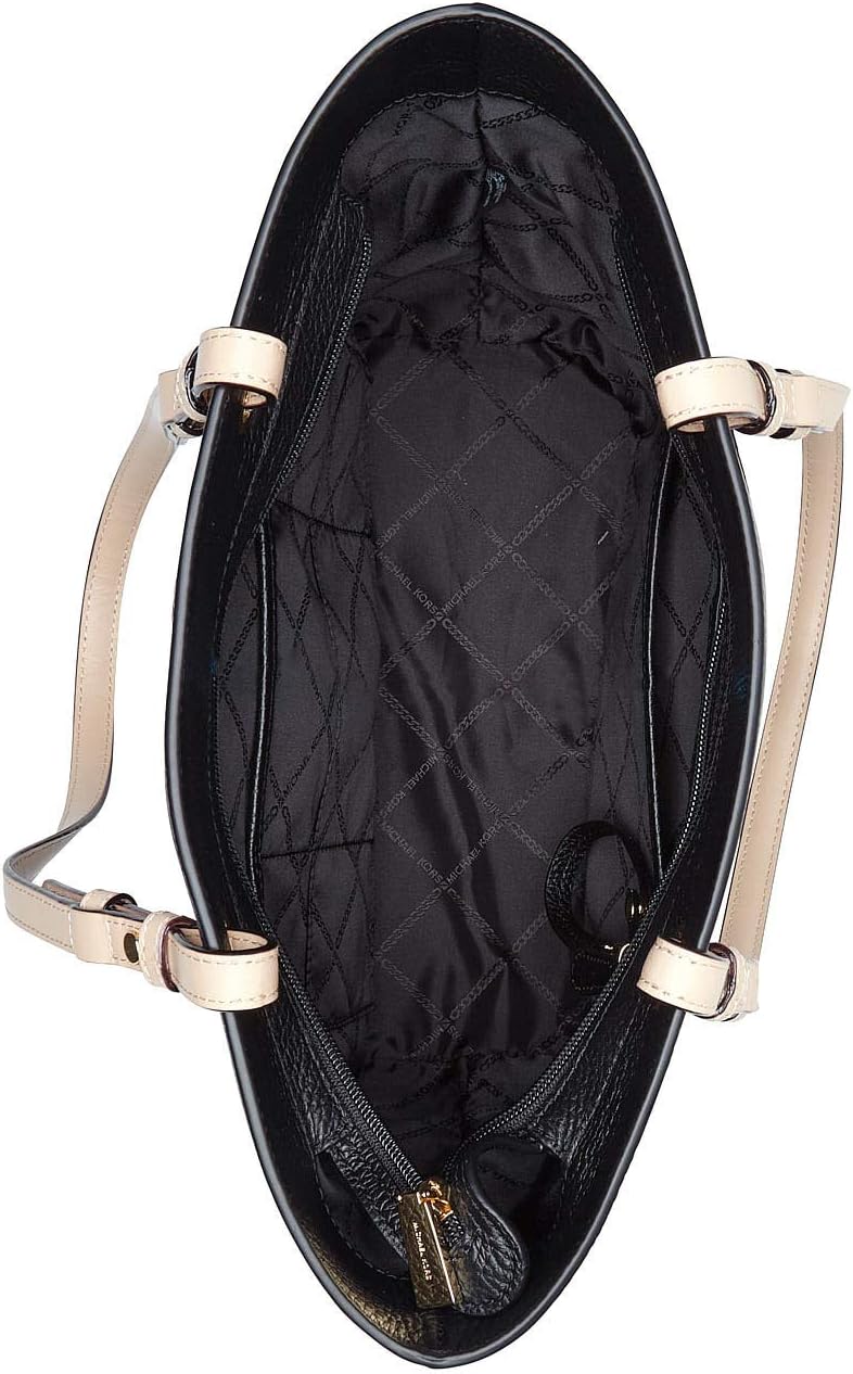 Michael Michael Kors Bedford Medium Top Zip Pocket Tote Black One Size