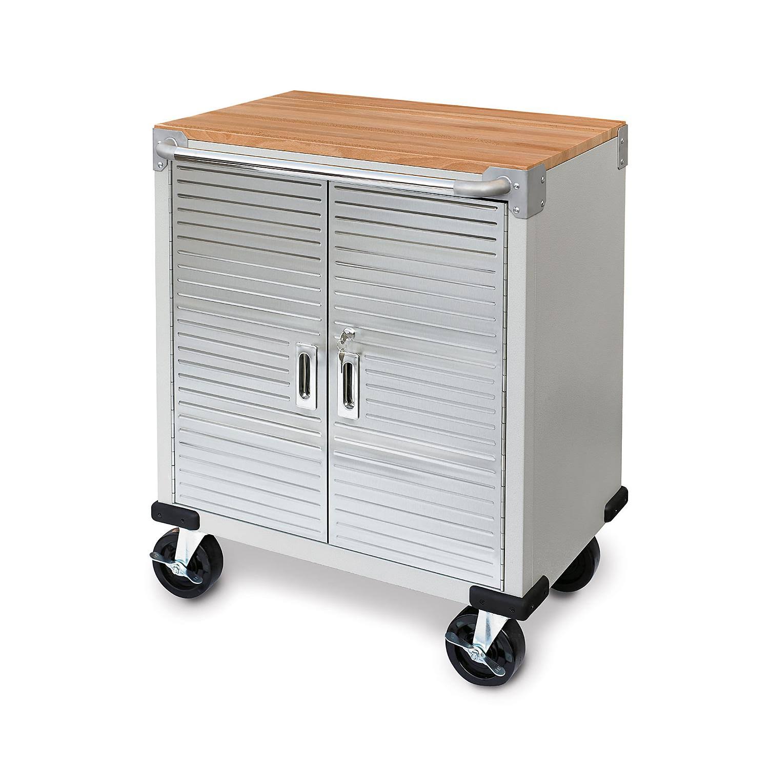 Seville Classics UltraHD 2 Door Rolling Cabinet