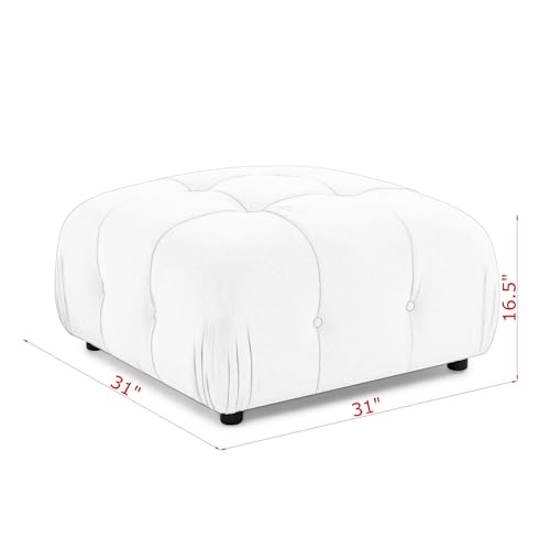 Boucle Bubble Corduroy Cloud couches Couch Modular Cloud Sofa Modern sectional, Teddy Fabric Comfy sectional couches for Living Room dupes Living Room (Beige)