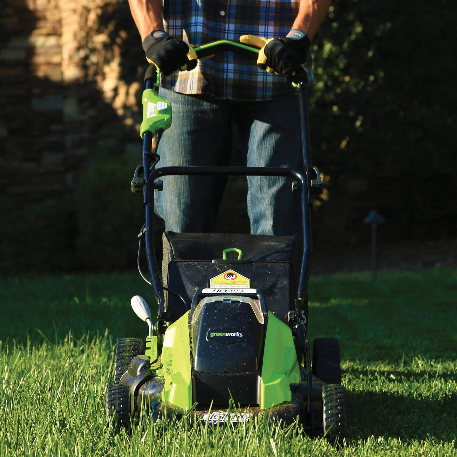 GreenWorks G-Max 25223 19x22 3-in-1 Cordless Walk-Behind Push Mower - 40V