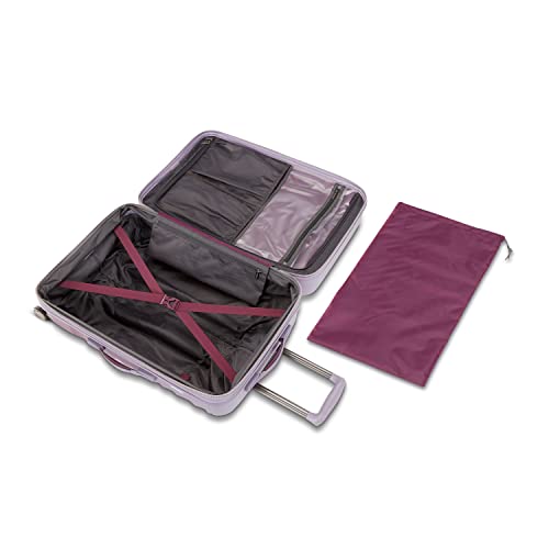 American Tourister Cascade Hardside Expandable Luggage Wheels, Graphite, 28-Inch Spinner