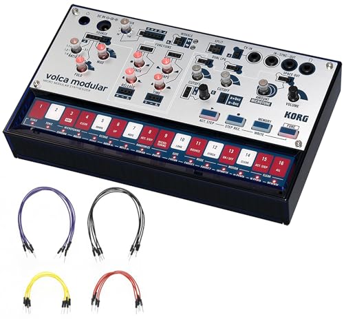 Korg Volca Modular Synthesizer Bundle with Power Supply and Austin Bazaar Polishing Cloth