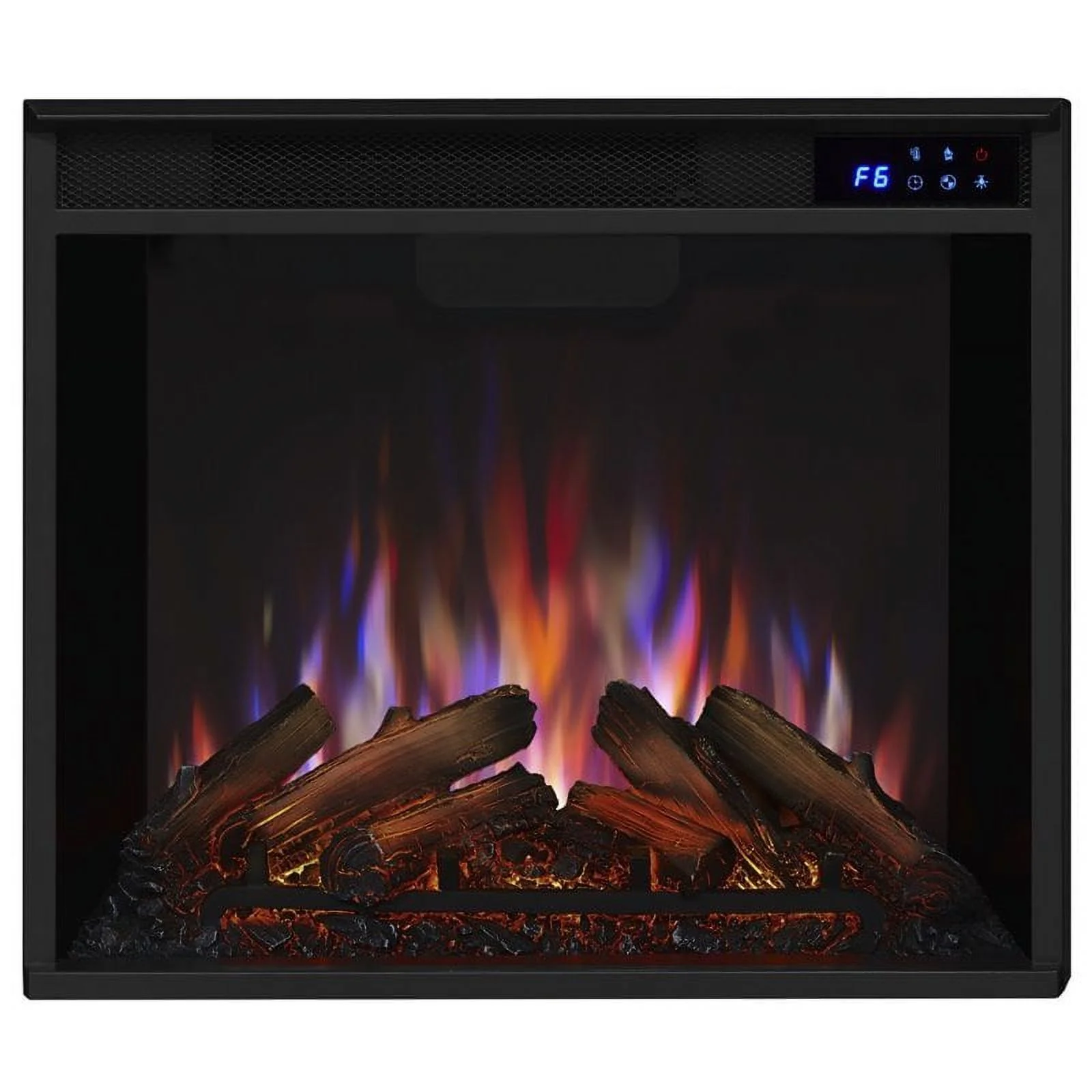 Bowery Hill Traditional Wood Electric Corner Fireplace for TVs up to 50" in Oak