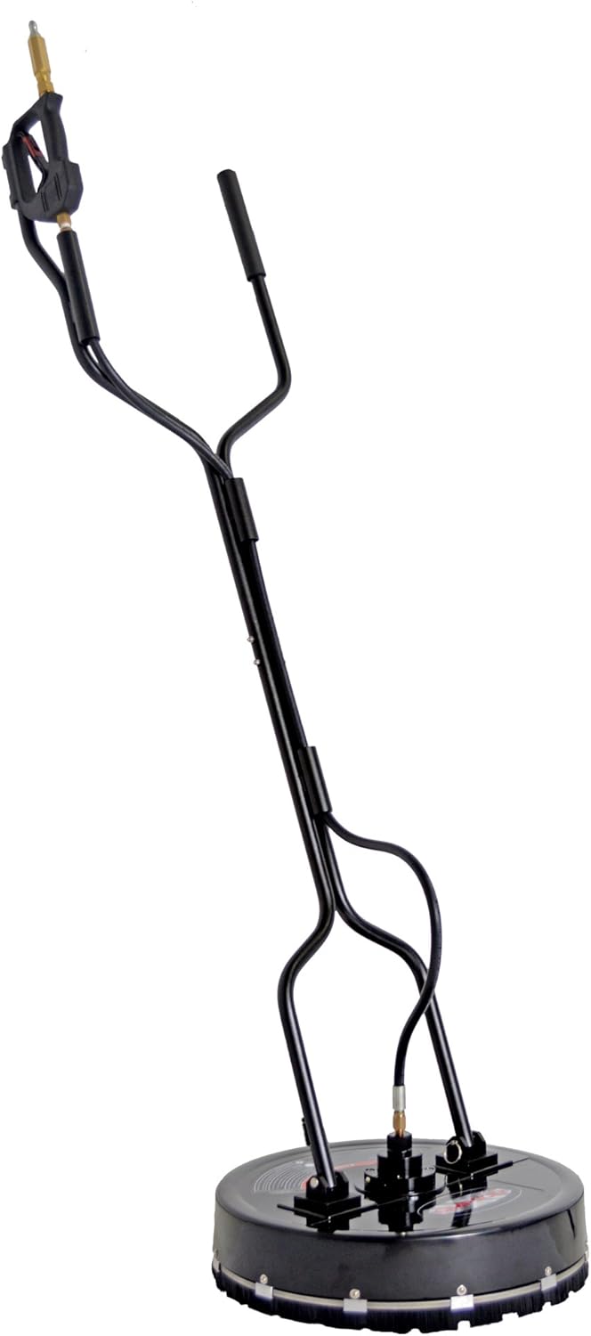 Simpson Cleaning 80182 Universal 20" Industrial Pressure Washer Surface Cleaner for Hot and Cold Water Machines, 3/8" Quick Connection, Recommended min 3450 PSI up to max of 4500 PSI, Black