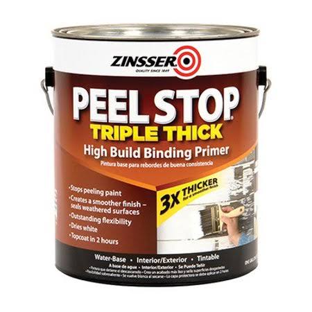 Zinsser 260924 Peel Stop 3X Triple Thick High Build Water-Based Bonding Primer Gallon White (Case of 2)