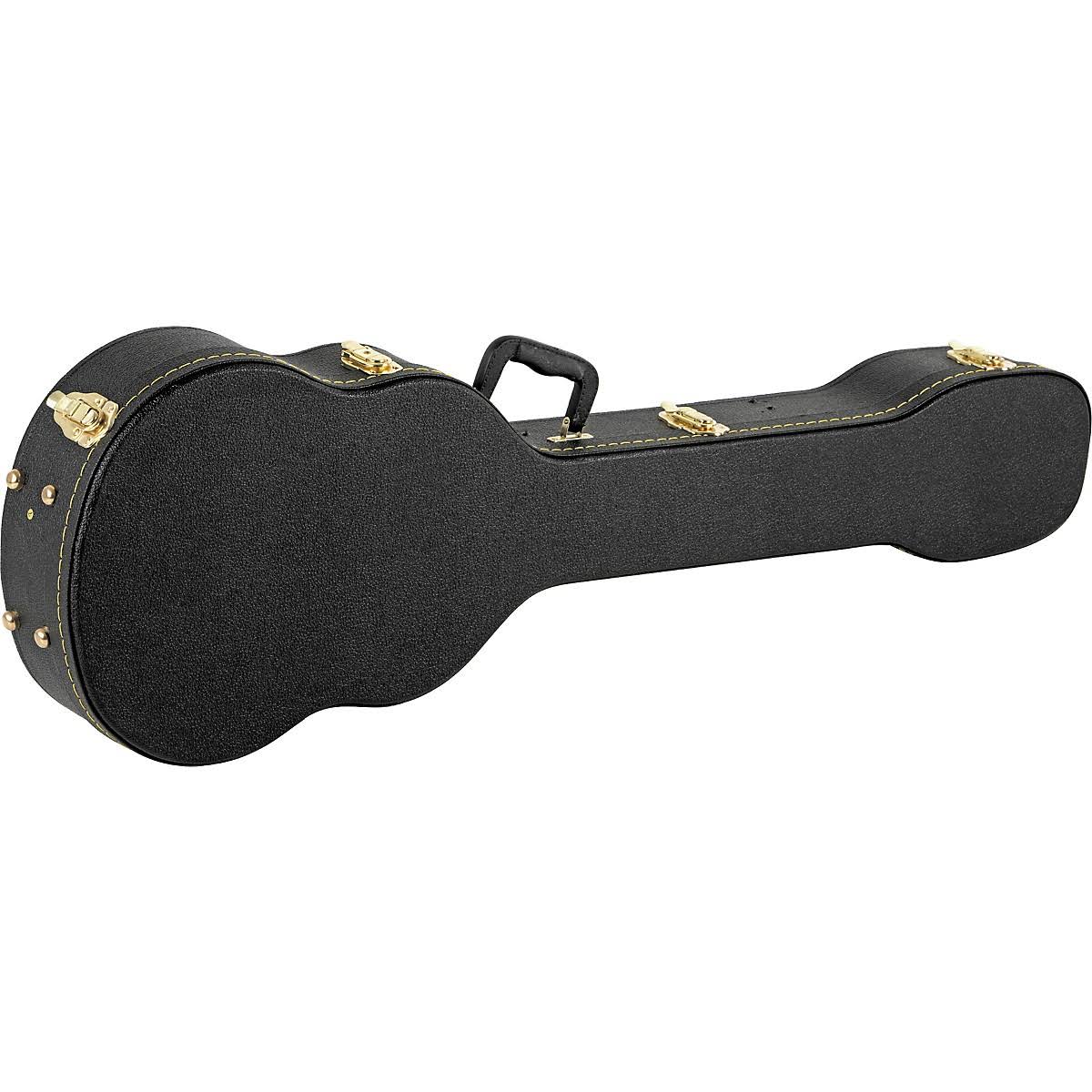 Musician&s Gear Electric Bass Case Violin Shaped Black