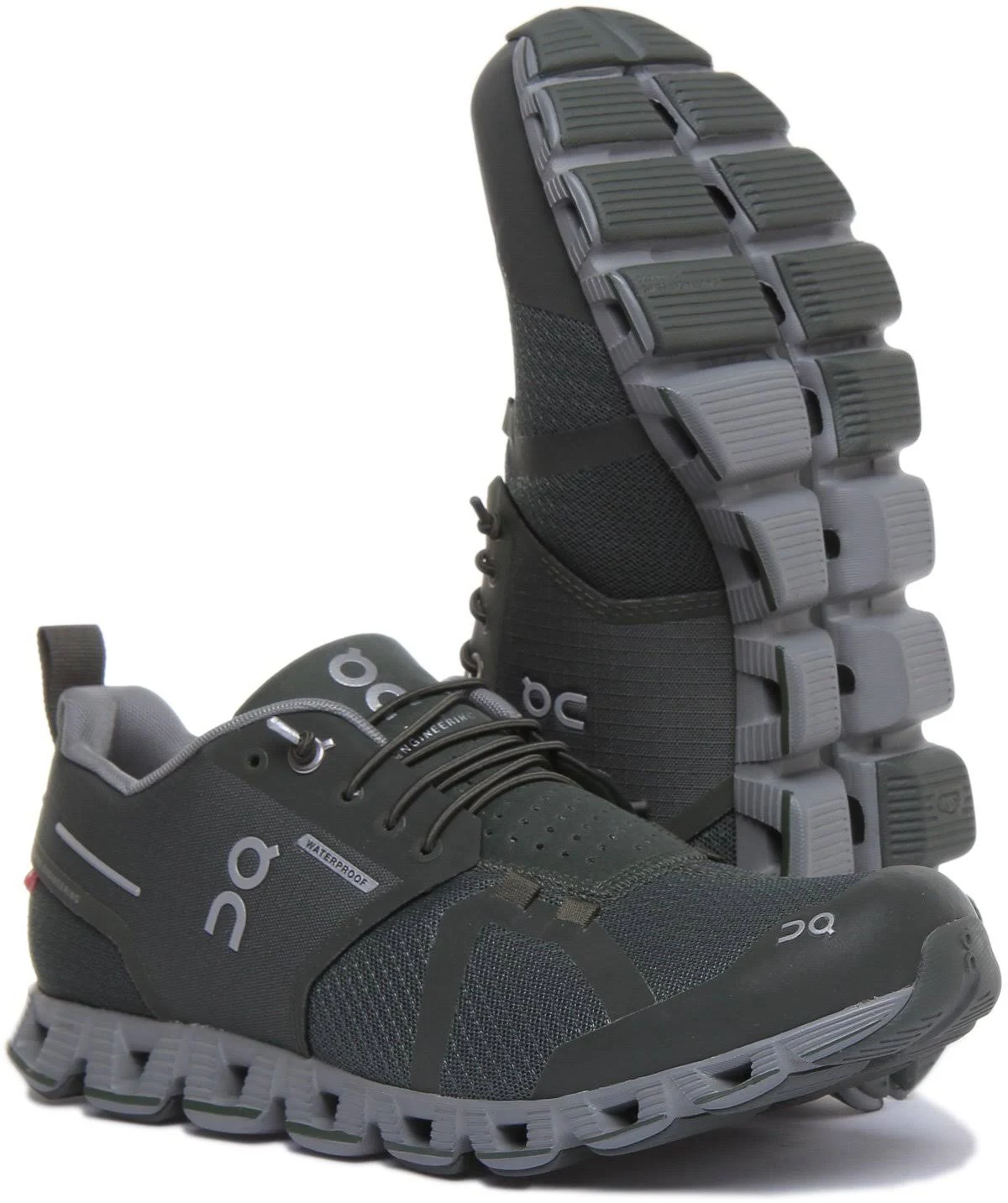 on Cloud Waterproof Men&s Forest / Lunar / 12.5