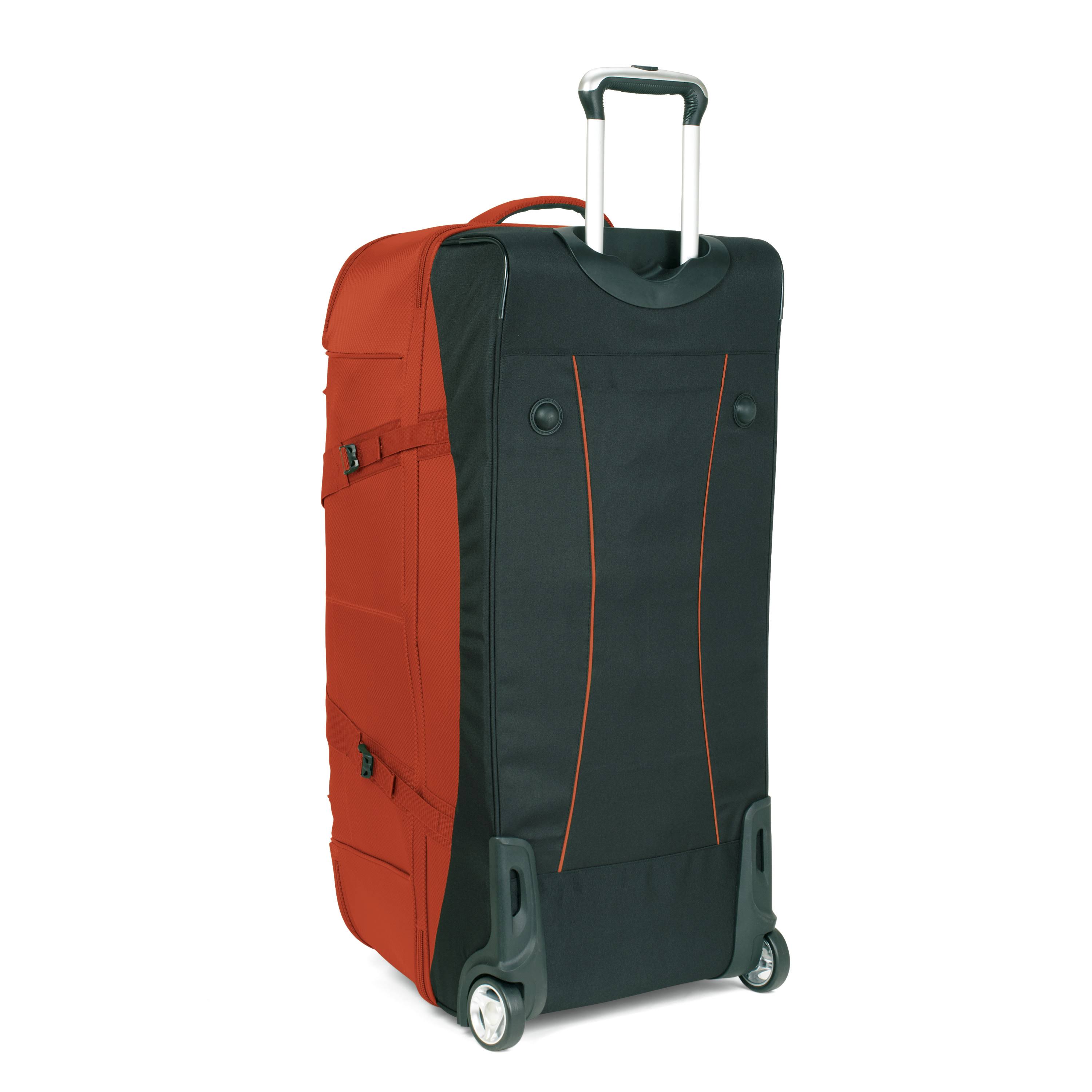 High Sierra 30x22 Evolution Wheeled Drop-Bottom Duffel Black/Ash