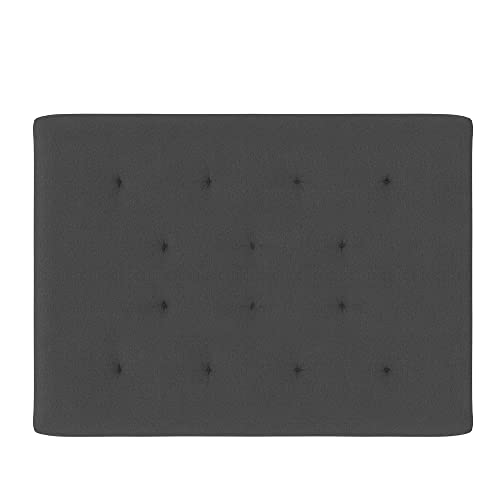 REALROOMS Cozey 6-Inch Bonnell Coil Futon Mattress, Microfiber, Full, Dark Gray