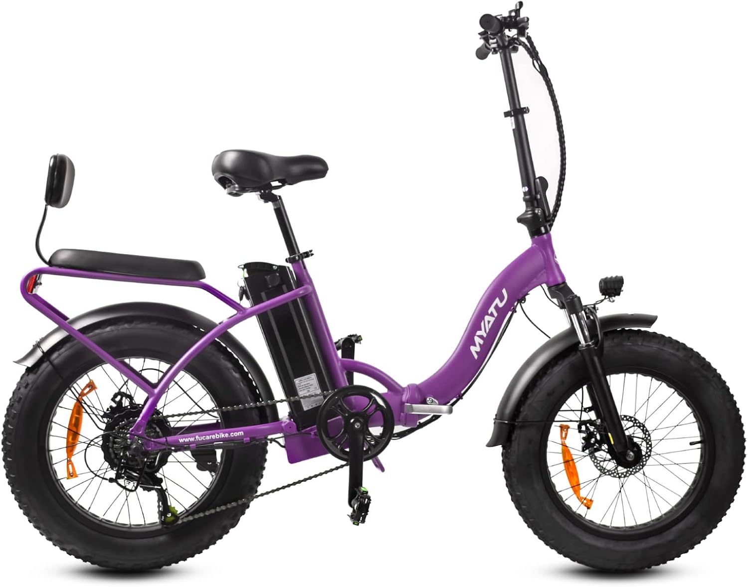 Folding Ebike for Adults 28Mph 20" 4.0 Fat Tire Shimano 7 Speed Lithium Battery Mountain Electric Bicycle Commuter Beach Snow Bike