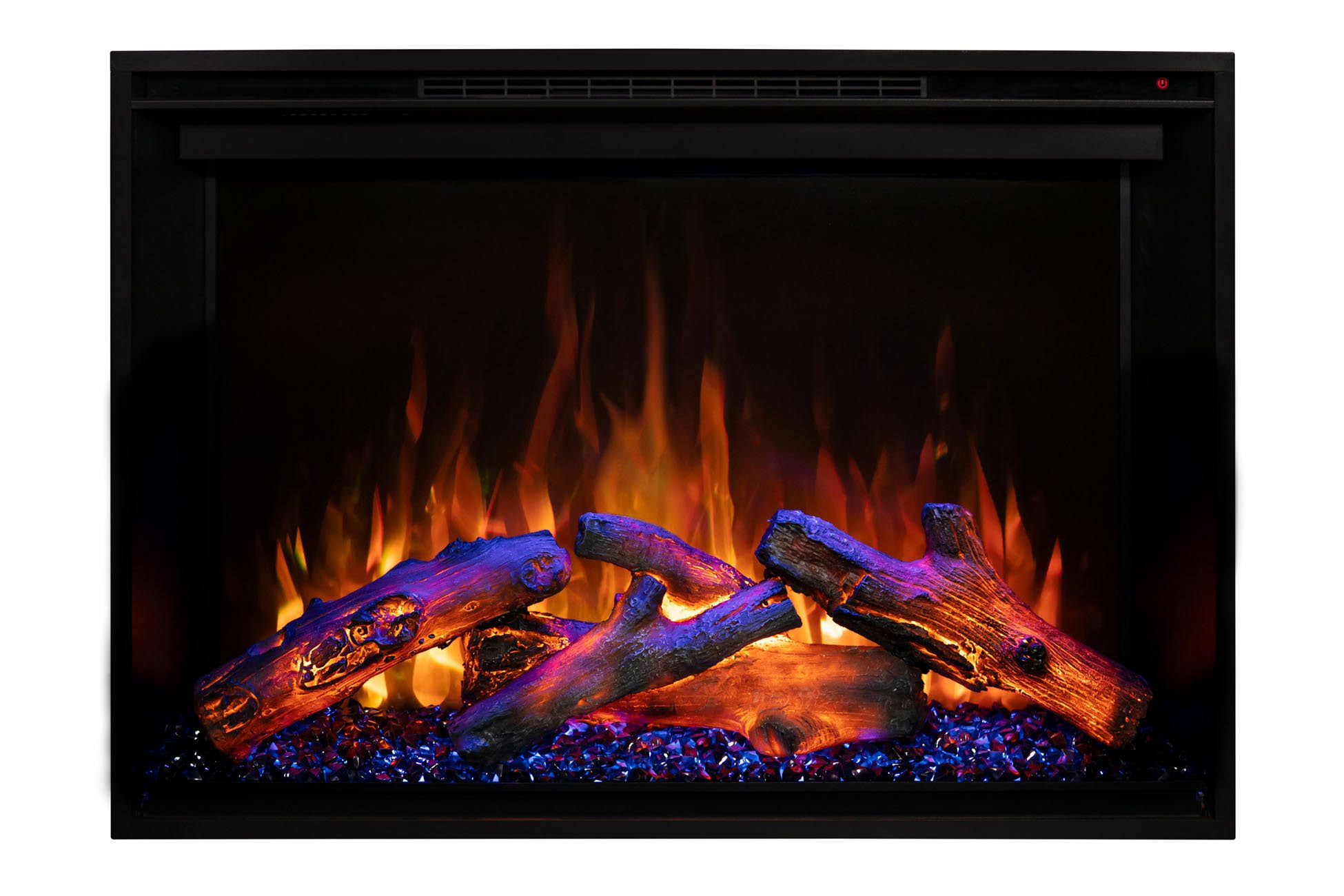 Modern Flames Redstone 30 inch Built in Electric Fireplace Insert | Electric Firebox Heater | RS-3021 by Electric Fireplaces Dep