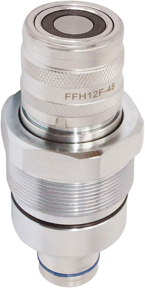 Jiayicity Hydraulic Female Flat Face Quick Coupler 7246802 7249643 V1311-77150 AT406475 Compatible with Bobcat Skid Steer Loader 753 864 883 A220 A300 A770 S130 S150 S160 S175 T740 T750 T770 T870 Pack of 2