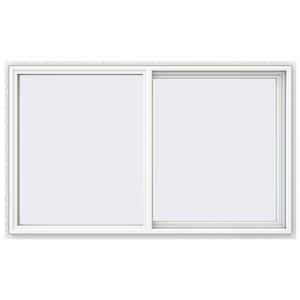 TAFCO Windows 48 in. x Utility Left-Hand Single Slider Vinyl Windows Single Glass and Screen - Shop Hardware Tools Online Store