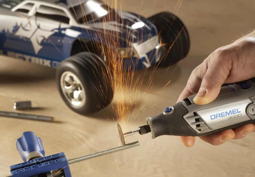 Dremel 3000-2/28 Variable Speed Rotary Tool Kit, 2 Attachments & 28 Accessories, Perfect for Routing, Metal Cutting, Wood Carving, and Polishing