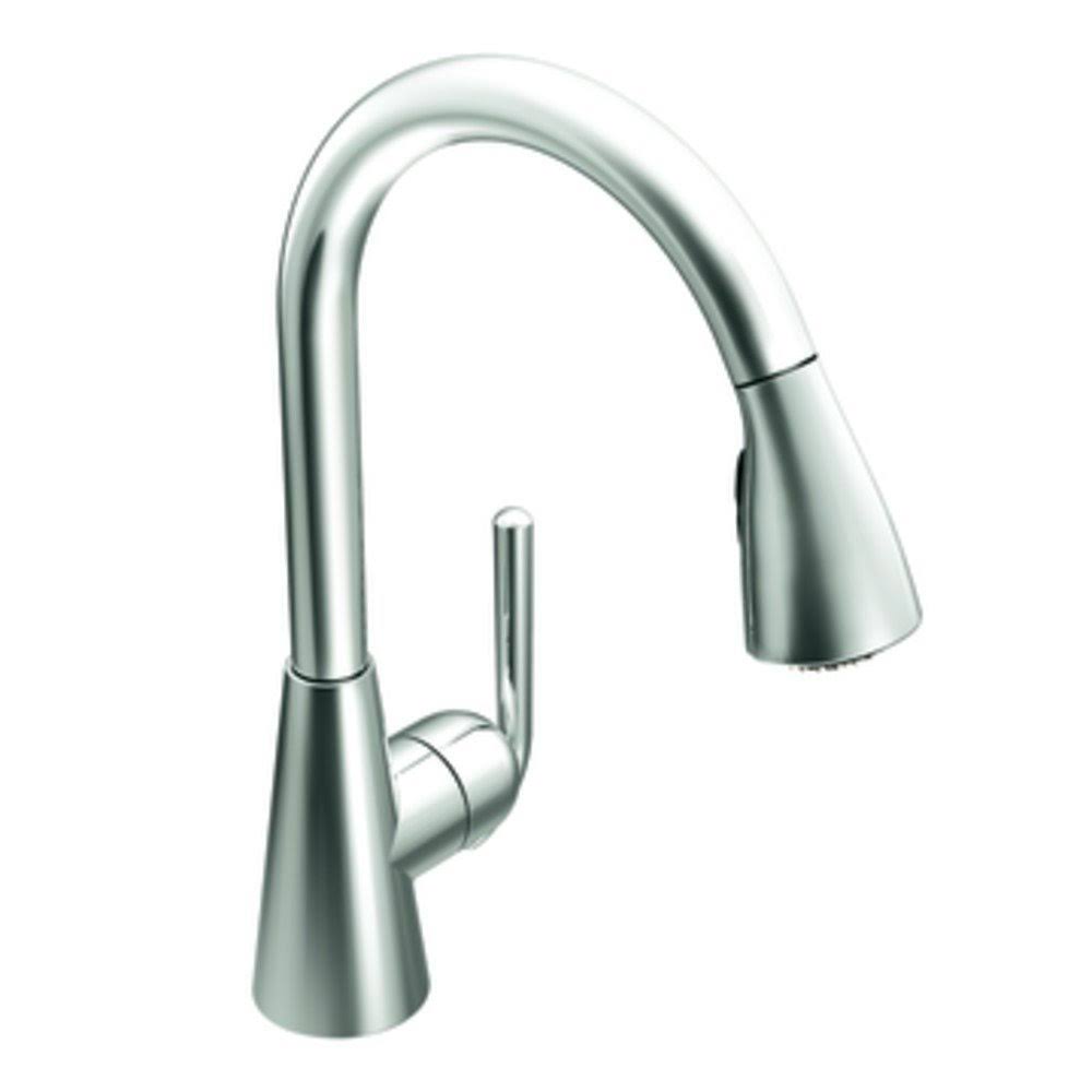 Moen S71708 Ascent One-Handle High Arc Pullout Kitchen Faucet