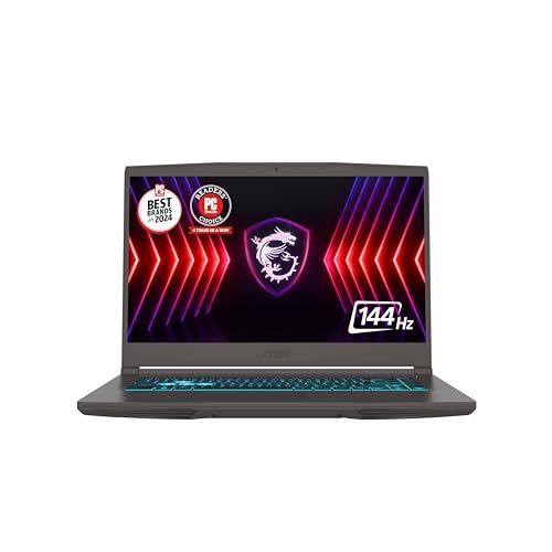 MSI Thin A15 15.6” 144Hz FHD Gaming Laptop: Ryzen 7-7735HS, NVIDIA Geforce RTX 4050, 16GB DDR5, 512GB NVMe SSD, Cooler Boost 5, Win 11: Black B7VE-214US