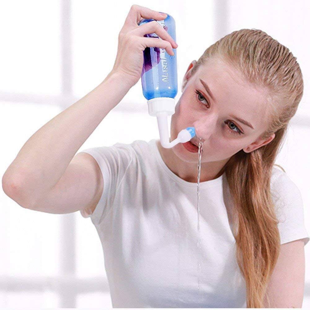 CROING 300ml Bottle with 120 Packets Neti Salt , Nasal Rinse Kit , Sinus Rinse , Neti Pot , Nose Wash , Nasal Irrigation , Sinus