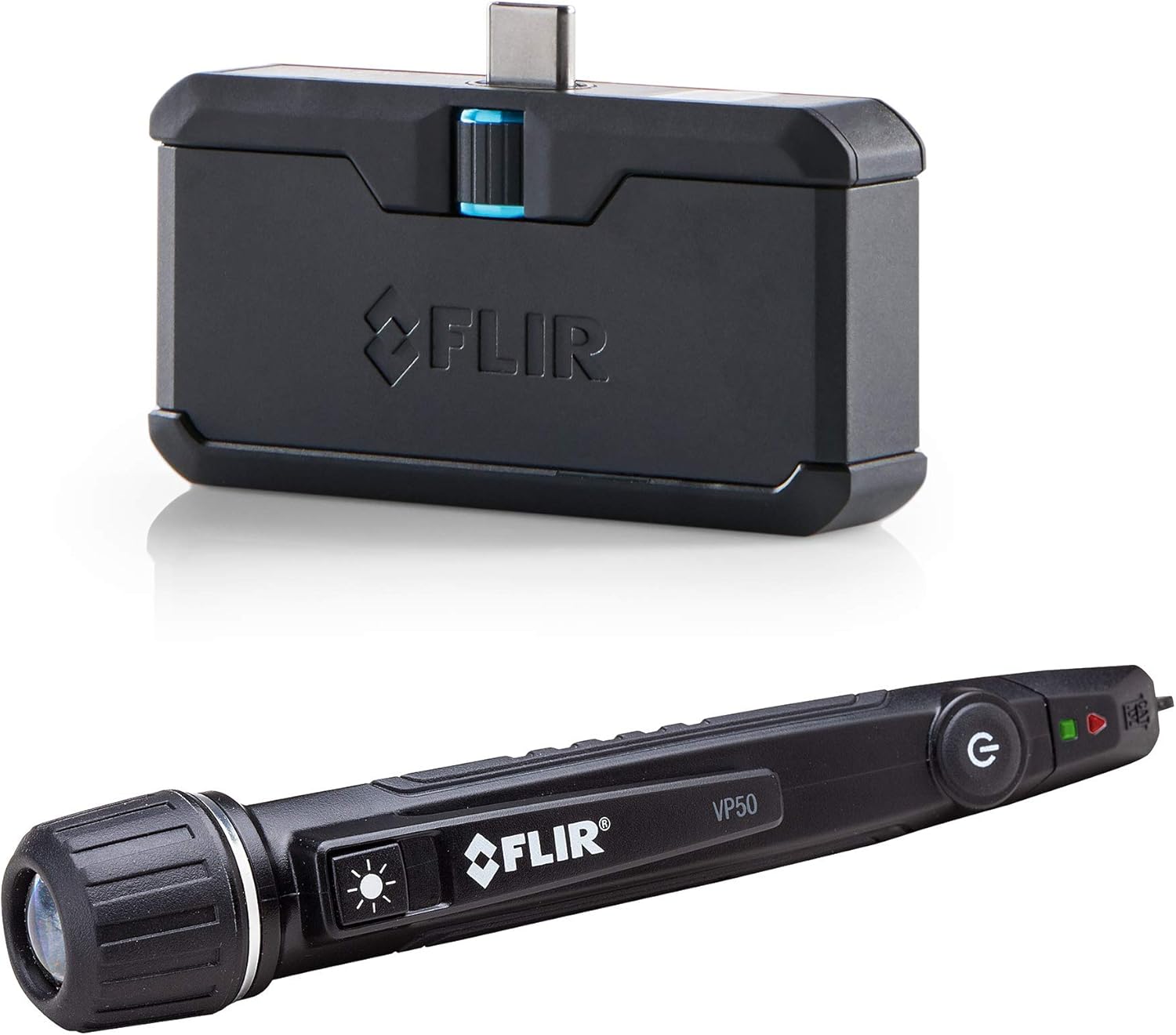 FLIR ONE Pro Thermal Imaging Camera for Android USB-C, Professional Grade Thermal Camera for Smartphones, with VividIR and MSX Image Enhancement Technology