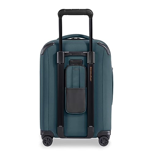 Briggs & Riley Domestic 22" Carry On Expandable Spinner - Luggage for Travel, Suitcases with Wheels, Softside Rolling Bag for Men & Women, Self-Repairing Zipper - ZDX Collection, Hunter