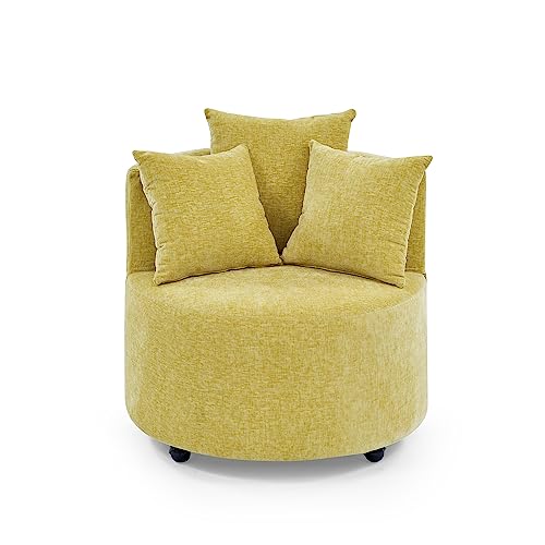 Quarte Lazy Sofa, Adjustable Foldable Leisure Sofa Bed, Futon Couch Floor Sofa with Two Pillows for Sitting & Lounging, Watching TV, Gaming (Blue)