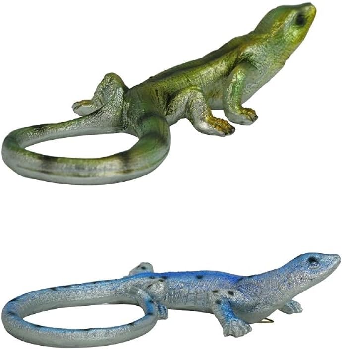 Decorative Collectibles Sculptures for Home 2Pcs Resin Gecko Wall for Home and Garden Decoration Outdoor Statues Accessories Sculptures and Animales Jardin