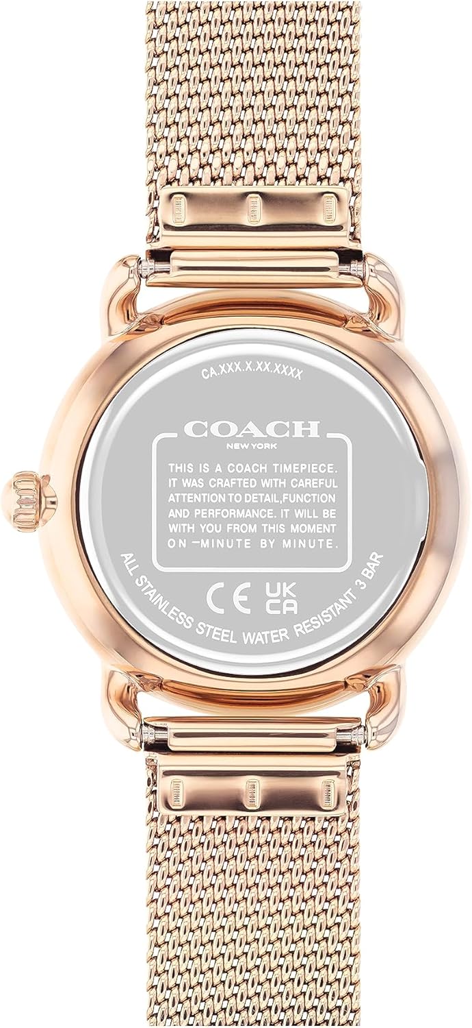 Coach Elliot Women's Watch | Elegant and Sophisticated Stles Combined | Premium Quality Timepiece for Everyday Wear | Water Resistant | (Model 14504222)
