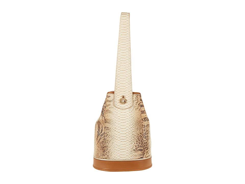 Brahmin Delancy Collection Allie Sling Backpack - Cappuccino